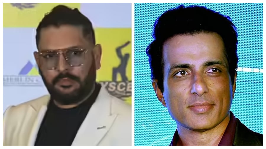 <div class="paragraphs"><p>Yuvraj Singh (L) and Sonu Sood. </p></div>