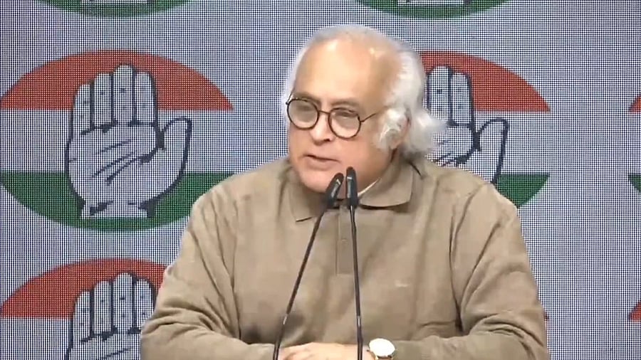 <div class="paragraphs"><p>Congress general secretary in-charge communications Jairam Ramesh attends a press conference in New Delhi.</p></div>