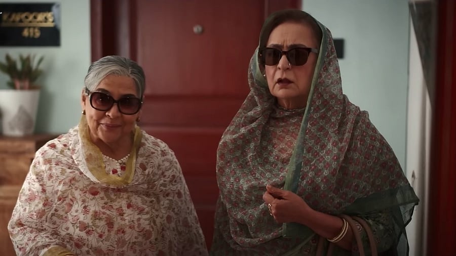Farida Jalal and Dolly Ahluwalia in The Great Shamsuddin Family.
