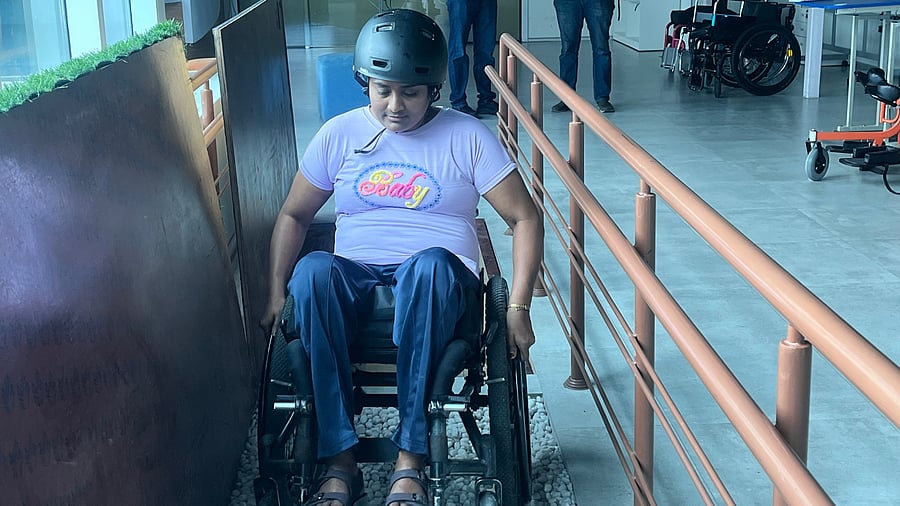<div class="paragraphs"><p>Jennifer is an expert wheelchair peer trainer who trains people with disabilities to navigate different terrains. </p></div>