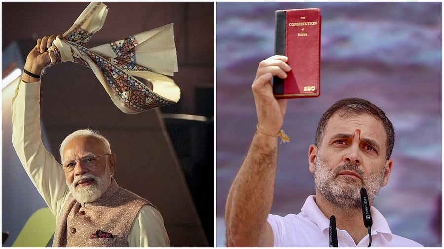 <div class="paragraphs"><p>Prime Minister Narendra Modi (left) and LoP Rahul Gandhi.</p></div>
