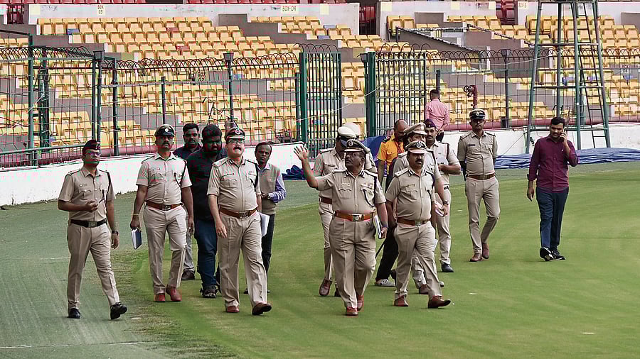 The Chinnaswamy Stadium in Bengaluru.