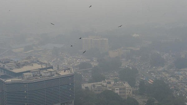 <div class="paragraphs"><p>A birds eye view of the national capital covered in a dense layer of smog, in New Delhi.</p></div>