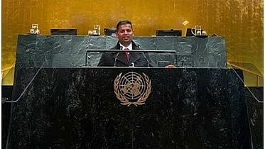 <div class="paragraphs"><p>Vineet Kumar addresses global leaders at UN General Assembly WSIS+20 meeting.</p></div>