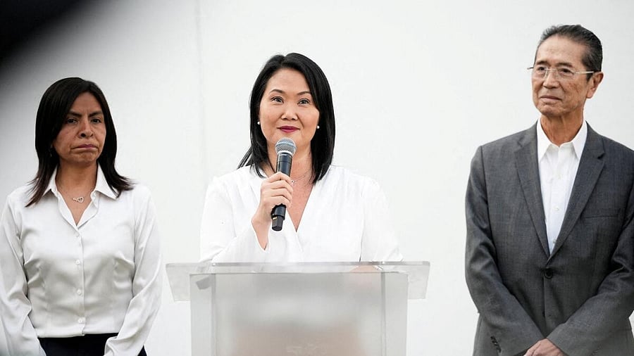 <div class="paragraphs"><p> Keiko Fujimori, leader of the Fuerza Popular (Popular Force) political party.</p></div>