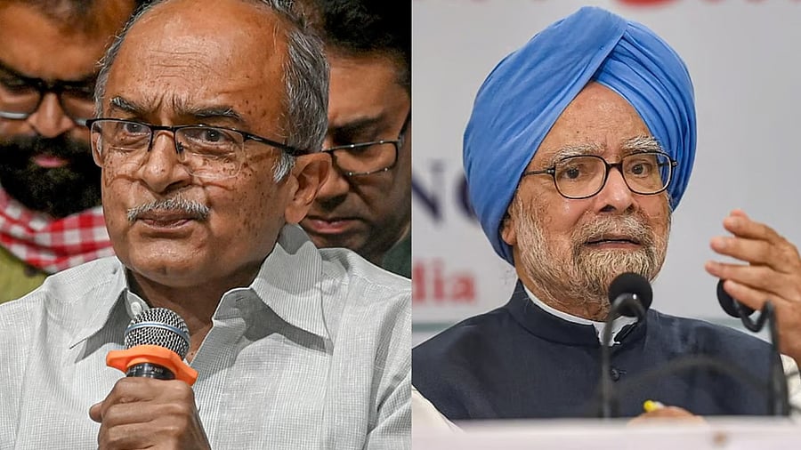 <div class="paragraphs"><p>Prashant Bhushan and Manmohan Singh</p></div>