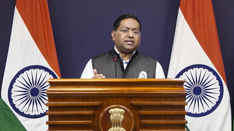 <div class="paragraphs"><p>Ministry of External Affairs spokesperson Randhir Jaiswal.</p></div>