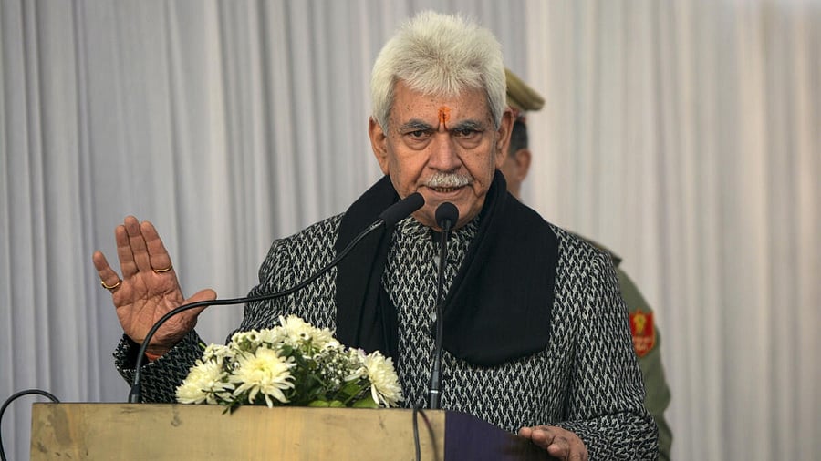 <div class="paragraphs"><p>Jammu and Kashmir Lieutenant Governor Manoj Sinha.</p></div>