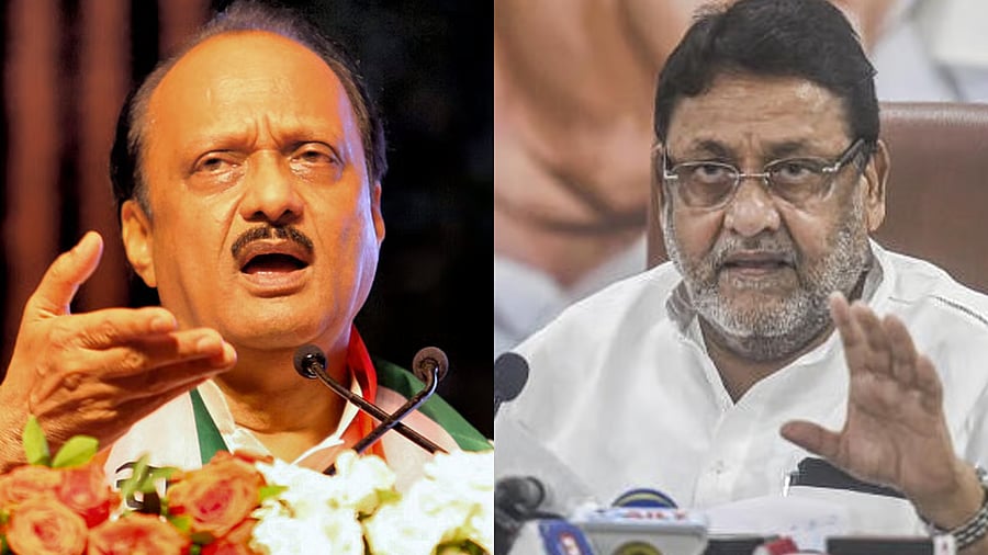 <div class="paragraphs"><p>Deputy Chief Minister Ajit Pawar and&nbsp;Nawab Malik (Right)</p></div>