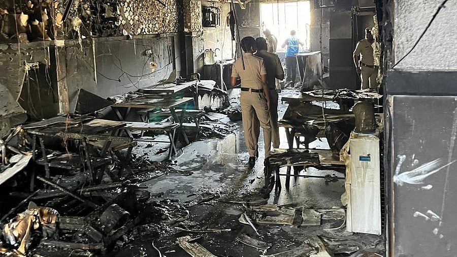 <div class="paragraphs"><p>On the ground floor, one room was converted into a kitchen space and also had a stove, along with a cylinder placed outside. </p></div>