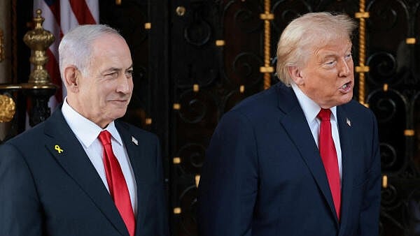 <div class="paragraphs"><p>US President Trump meets Israeli PM Netanyahu at Trump’s Mar-a-Lago club, in Palm Beach</p></div>