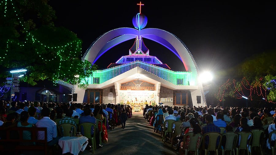 <div class="paragraphs"><p>Jesus Christ at Infant Jesus shrine at Bikarnakatte in Mangaluru. Image for representative purpose.</p></div>