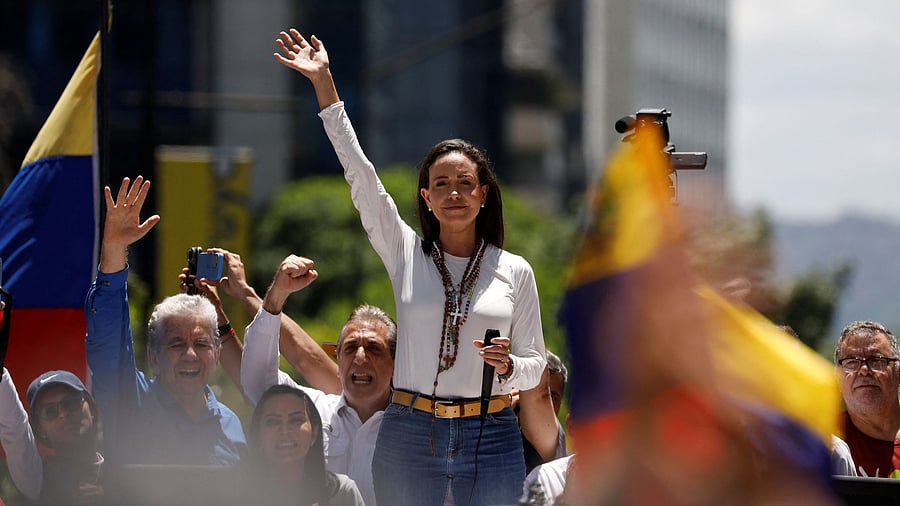 <div class="paragraphs"><p>Venezuelan opposition leader Maria Corina Machado.</p></div>