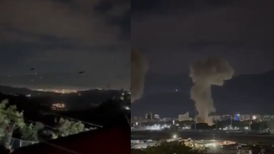 <div class="paragraphs"><p>Airplanes, loud noises, column of smoke in Venezuela; visuals surface</p></div>