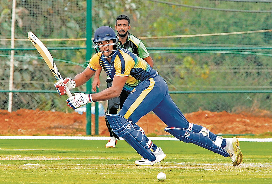 <div class="paragraphs"><p>Karnataka skipper Mayank Agarwal scored a century to star in a thumping win over Rajasthan in Ahmedabad on Tuesday. </p></div>