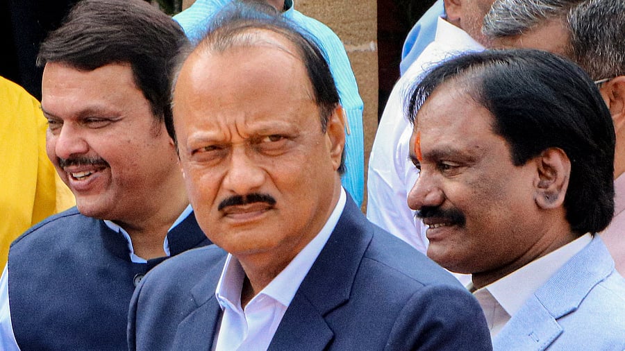 <div class="paragraphs"><p>Maharashtra Chief Minister Devendra Fadnavis with Ajit Pawar</p></div>