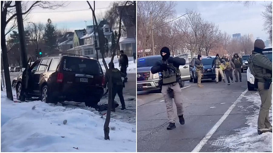 <div class="paragraphs"><p>Members of US Immigration and Customs Enforcement (ICE) respond at the scene, moments after Renee Nicole Good, a 37-year-old woman, was shot by a US immigration agent, according to local and federal officials, in Minneapolis, Minnesota, US.</p></div>