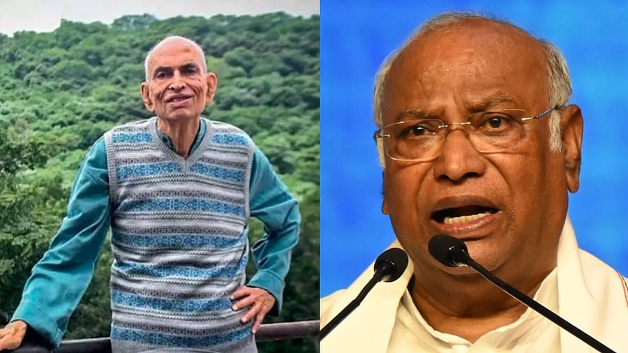 <div class="paragraphs"><p>Ecologist Madhav Gadgil and Congress'&nbsp;Mallikarjun Kharge.</p></div>