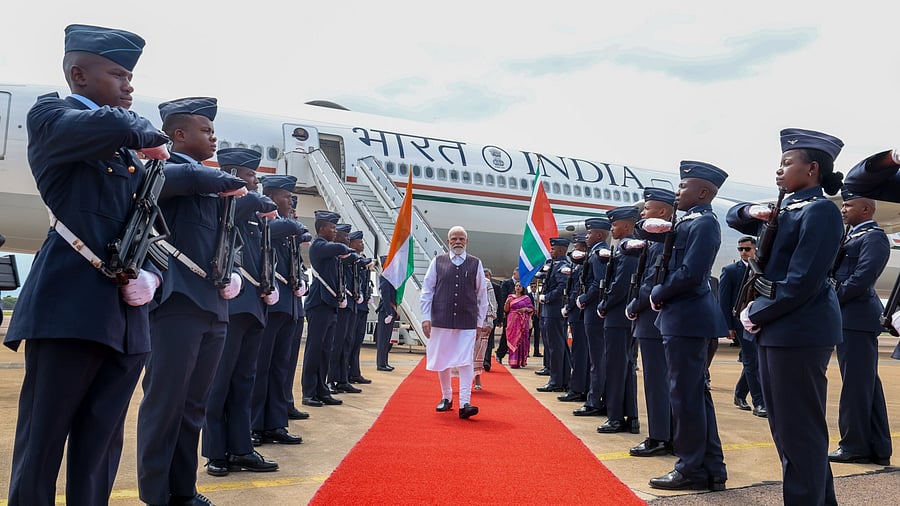 <div class="paragraphs"><p>File photo: PM Modi in Johannesburg for the G20 Summit.</p></div>