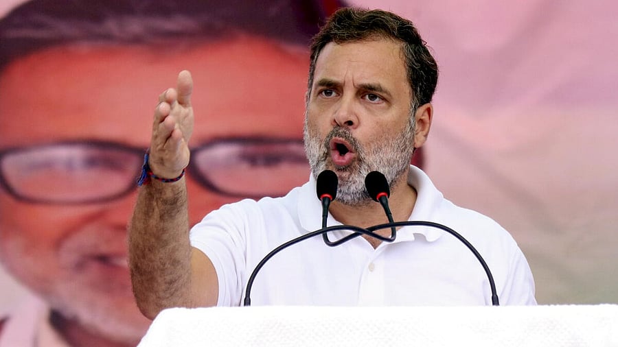 <div class="paragraphs"><p>'Bhrasht Janata Party': Rahul Gandhi slams BJP's double engine govts in various Indian states.</p></div>