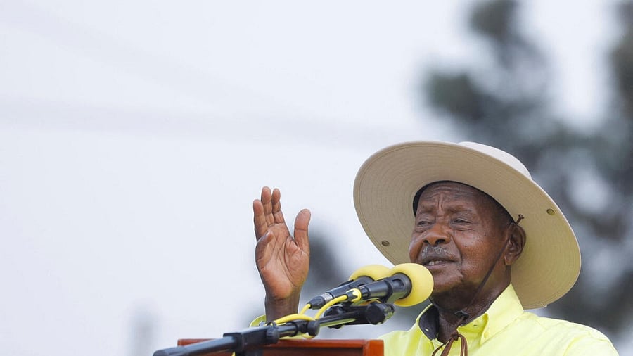 <div class="paragraphs"><p>Uganda's President and the leader of ruling National Resistance Movement (NRM) party, Yoweri Museveni.</p></div>