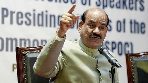 <div class="paragraphs"><p>Lok Sabha Speaker Om Birla addresses a press conference at the Parliament Complex ahead of the 28th Conference of Speakers and Presiding Officers of Commonwealth Parliaments, in New Delhi.</p></div>