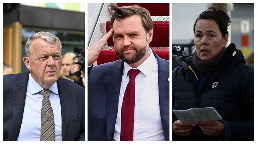 <div class="paragraphs"><p>Denmark Foreign Minister Lars Lokke (L), US Vice President JD Vance (C) and Greenland Foreign Minister Vivian Motzfeldt.&nbsp;</p></div>