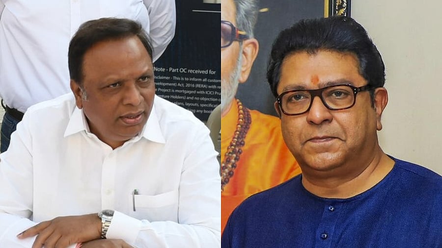 <div class="paragraphs"><p>Maharashtra minister and BJP leader Ashish Shelar and MNS chief Raj Thackeray.</p></div>