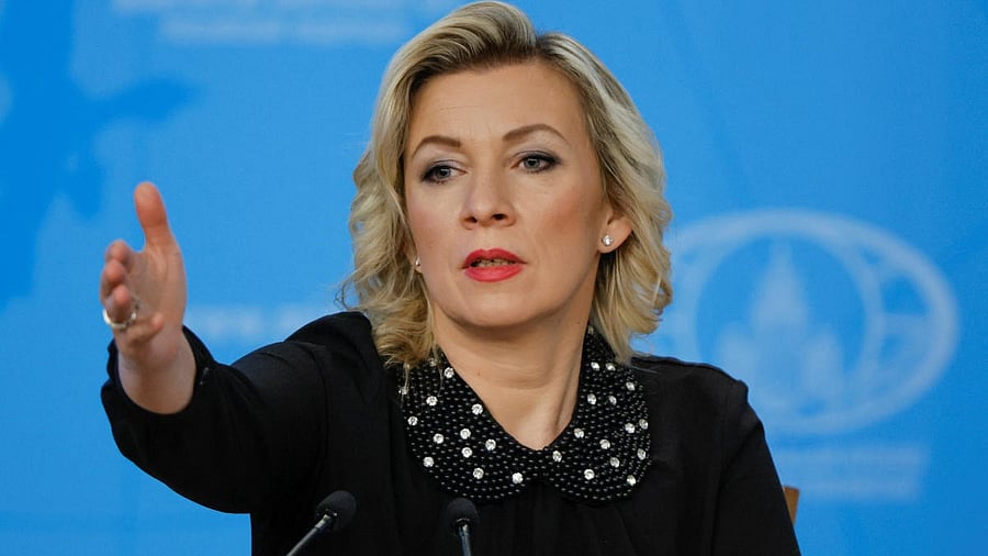 <div class="paragraphs"><p>Russian Foreign Ministry spokeswoman Maria Zakharova.</p></div>