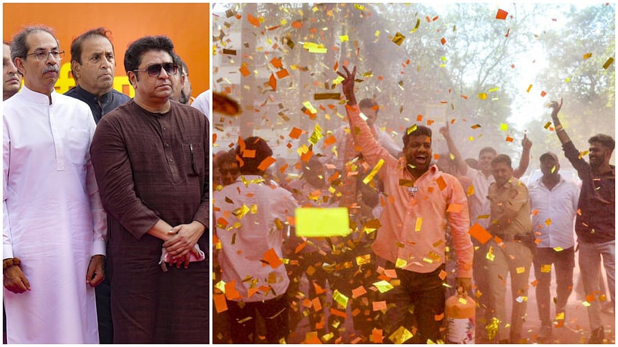 <div class="paragraphs"><p>Despite joining hands, the Thackeray cousins — Uddhav, the Shiv Sena (UBT) head and Raj, the MNS president — could not stop the BJP’s determined onslaught in India’s financial capital.&nbsp;</p></div>