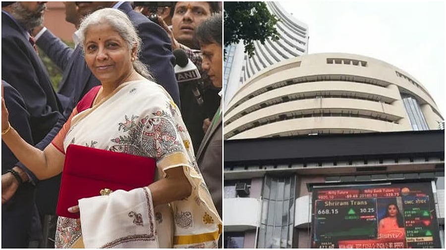 <div class="paragraphs"><p>Union Finance Minister Nirmala Sitharaman (R), The Bombay Stock Exchange.</p></div>