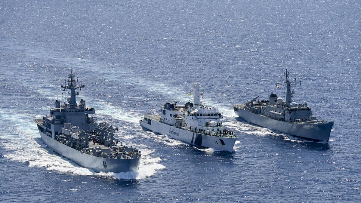 Indian Navy Training Squadron Docks in Singapore Under Act East Policy