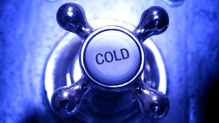 Cold tap in a shower
cold