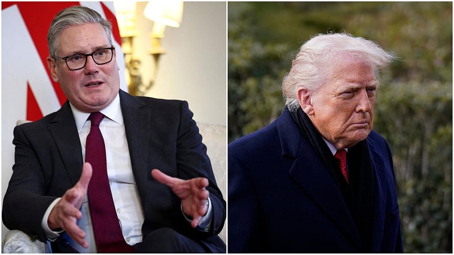 <div class="paragraphs"><p>British Prime Minister Keir Starmer (L), US President Donald Trump.</p></div>