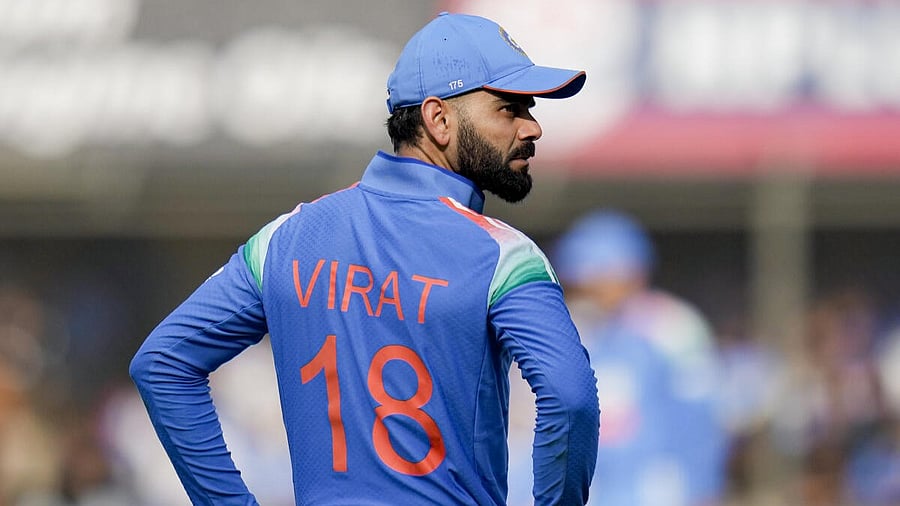 <div class="paragraphs"><p>India's Virat Kohli during the third ODI cricket match between India and New Zealand, at Holkar Cricket Stadium, in Indore, Madhya Pradesh.</p></div>