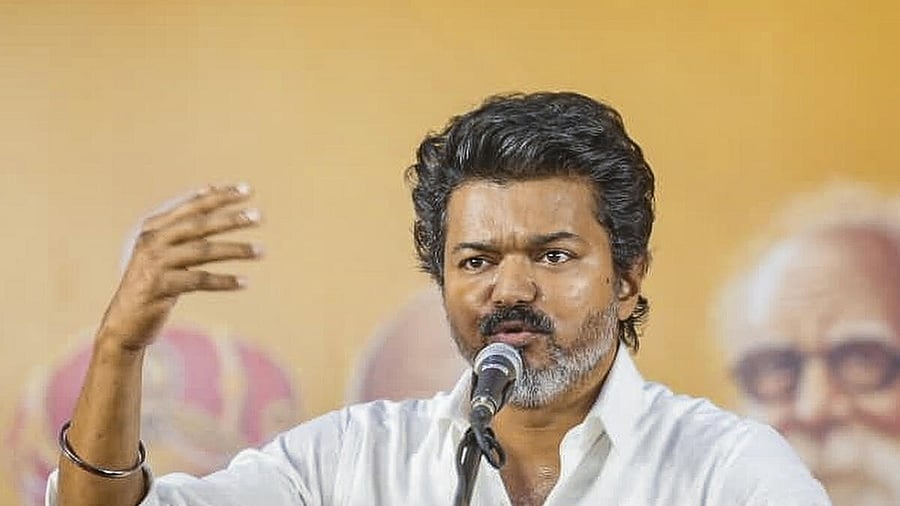<div class="paragraphs"><p>TVK chief Vijay</p></div>