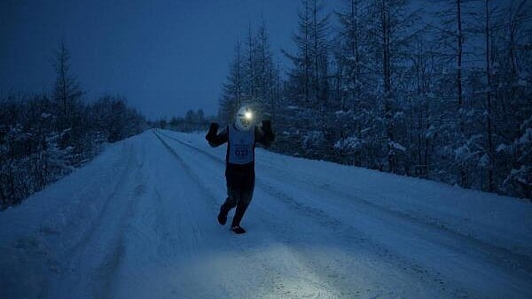 <div class="paragraphs"><p>An athlete competes in the "Oymyakon – the Pole of Cold" winter marathon near the village of Oymyakon in the Sakha (Yakutia) Republic, Russia.</p></div>