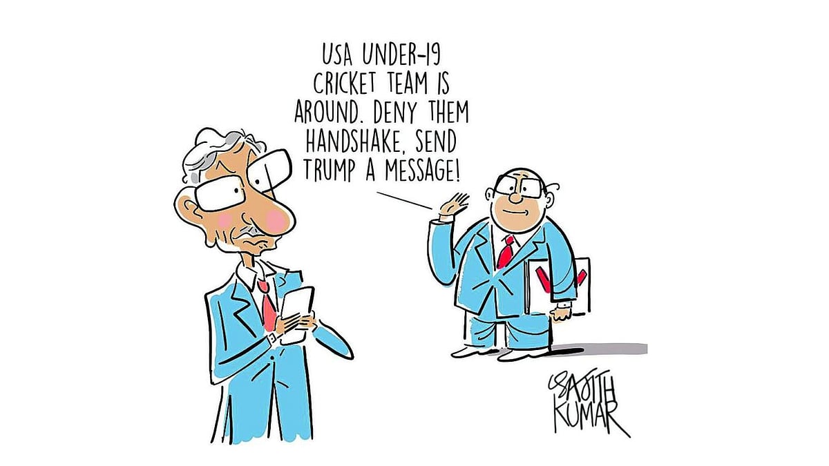 Deccan Herald Cartoon Sends a Message to Trump