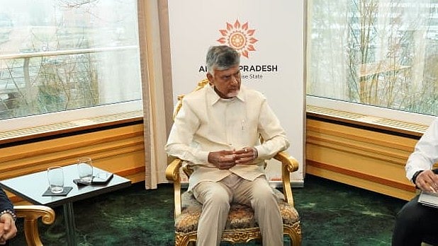 <div class="paragraphs"><p>Andhra CM Chandrababu Naidu&nbsp;at the World Economic Forum Annual Meeting</p></div>