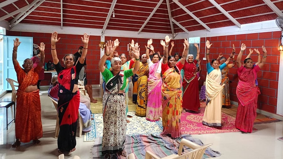 Grama Hiriyara Kendra in Anekal taluk is an Anganwadi-style centre for the elderly, conceptualised by St John’s Medical College to provide psychosocial support.