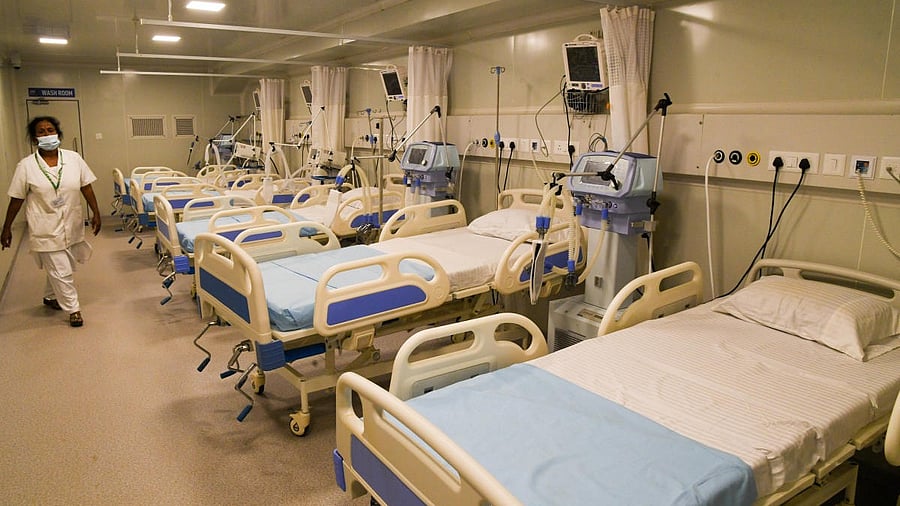 <div class="paragraphs"><p>File photo: ICU beds at Malleswaram’s KC General Hospital. Credit: DH Photo</p></div>
