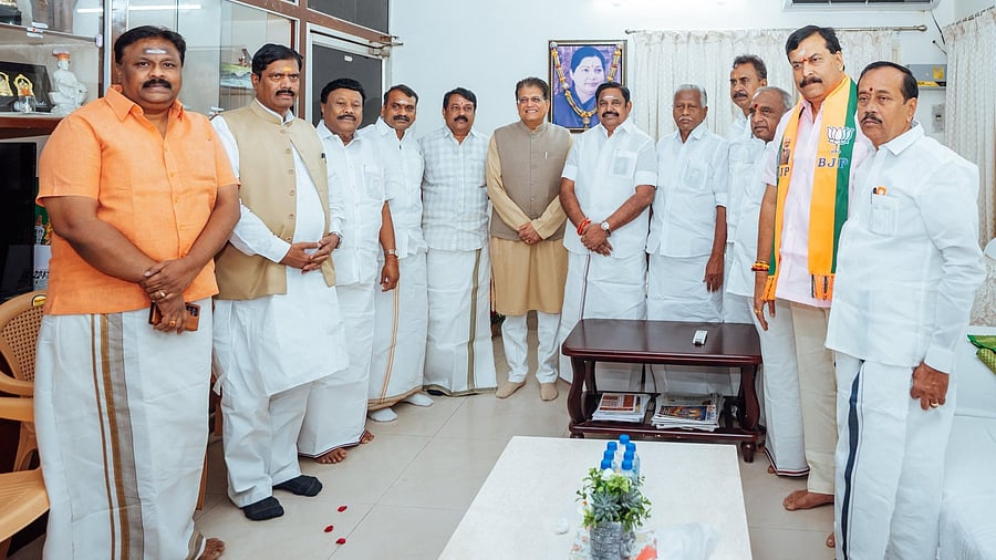 <div class="paragraphs"><p>BJP Tamil Nadu election-incharge Piyush Goyal and Edapaddi K Palaniswami, General Secretary of AIADMK &amp; Former Chief Minister of Tamil Nadu discuss various developmental prospects.</p></div>