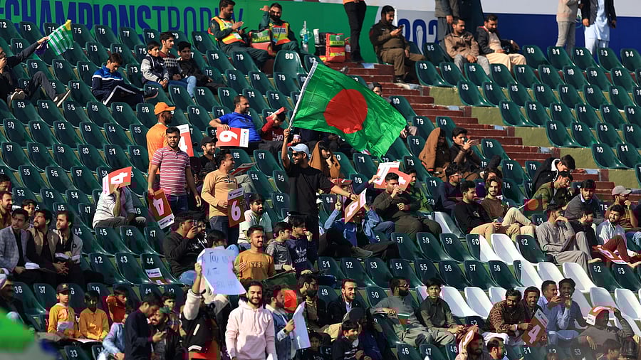 <div class="paragraphs"><p>Bangladesh fans during a cricket match.&nbsp;</p></div>