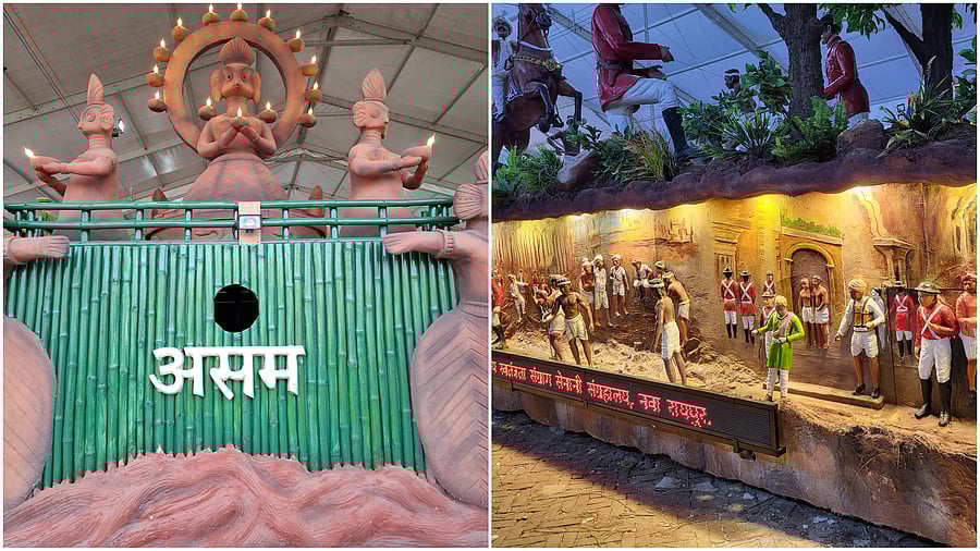 <div class="paragraphs"><p>Republic Day displays of Assam (L) and Chhattisgarh.</p></div>