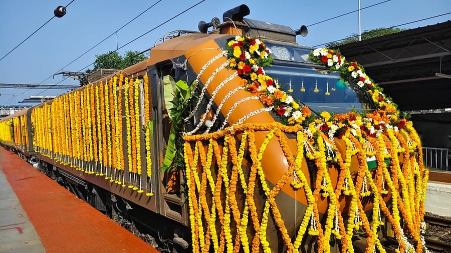 <div class="paragraphs"><p>One of the newly flagged off Amrit Bharat Express trains.</p></div>