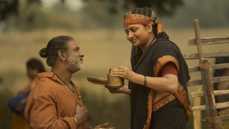 Duniya Vijay and Rachita Ram in Landlord.