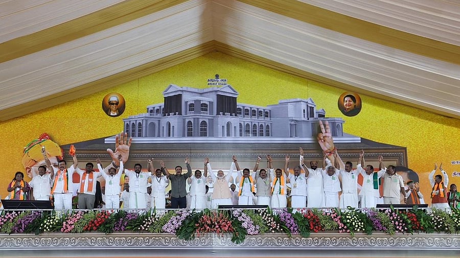 <div class="paragraphs"><p>Prime Minister Narendra Modi at rally in Tamil Nadu on Friday.</p></div>