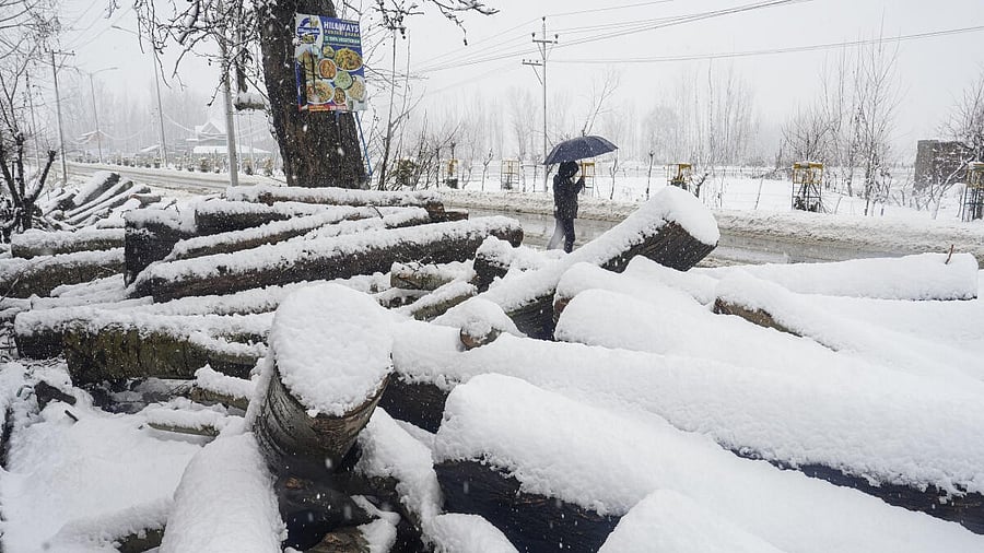 <div class="paragraphs"><p>Most parts of Kashmir received fresh snowfall overnight, including the season's first snowfall in Srinagar.</p></div>