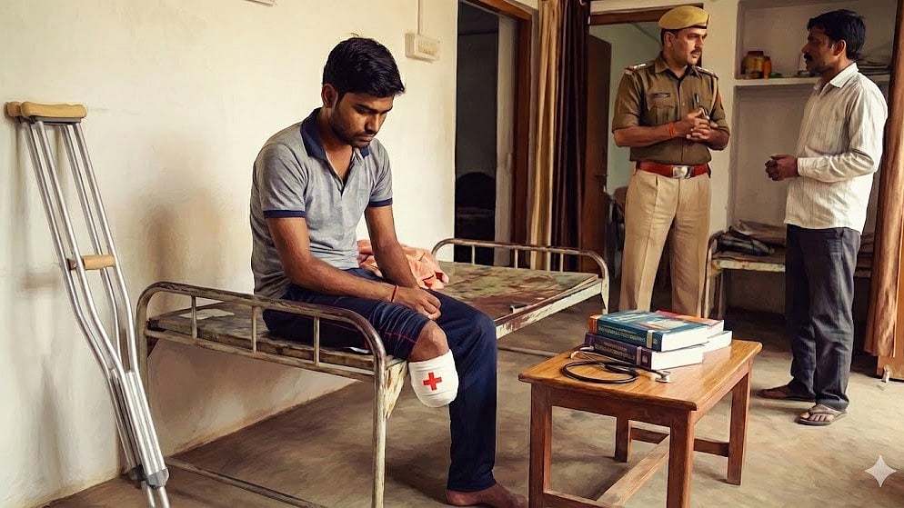 Youth Amputates Foot for MBBS Admission, Police Uncover Inconsistencies in Disability Quota Case