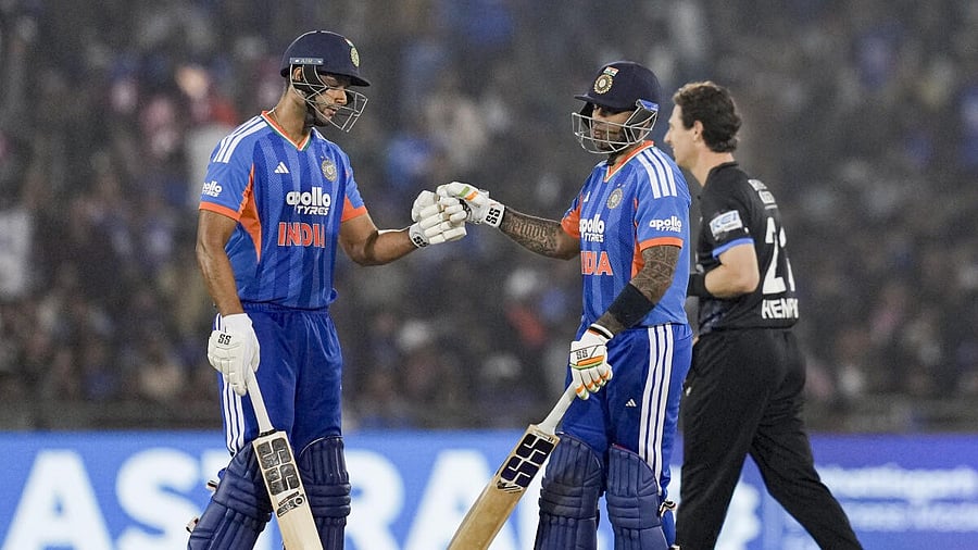 <div class="paragraphs"><p>Suryakumar Yadav and Shivam Dube led India to a comfortable win.&nbsp;</p></div>